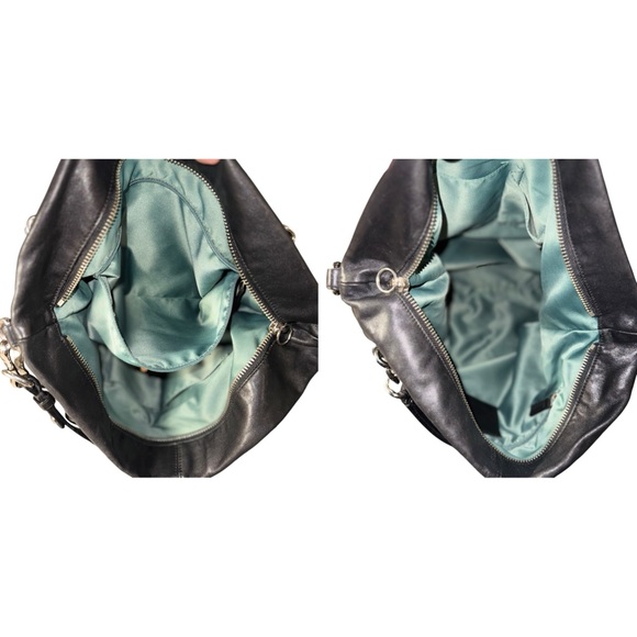 Coach Y2K Brook hobo shoulder bag in black leather style no 14821 - Picture 7 of 10